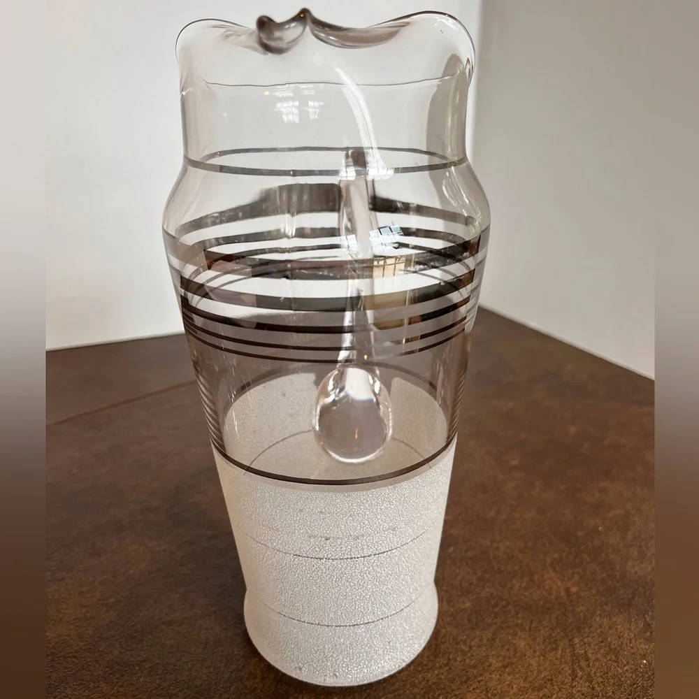 Art Deco Style Cocktail Pitcher